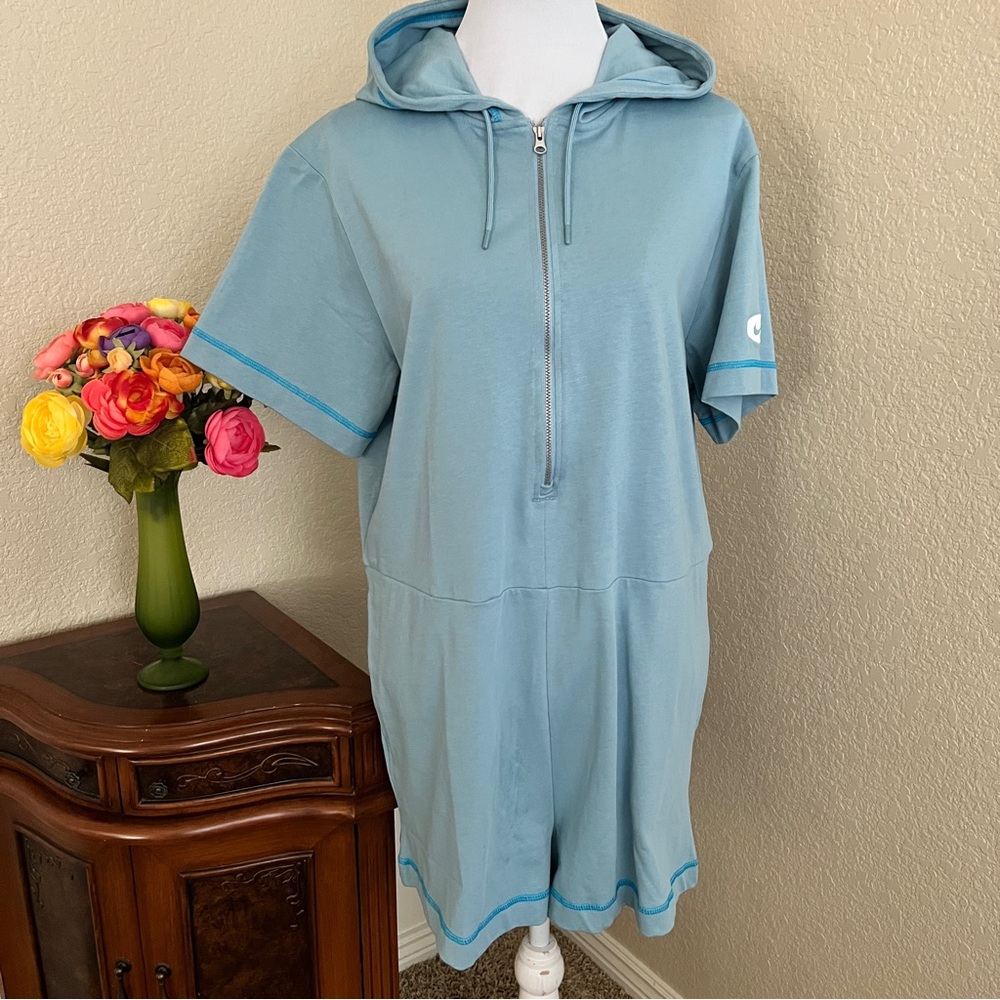 Nike Zip Up Hoodie Romper Shorts